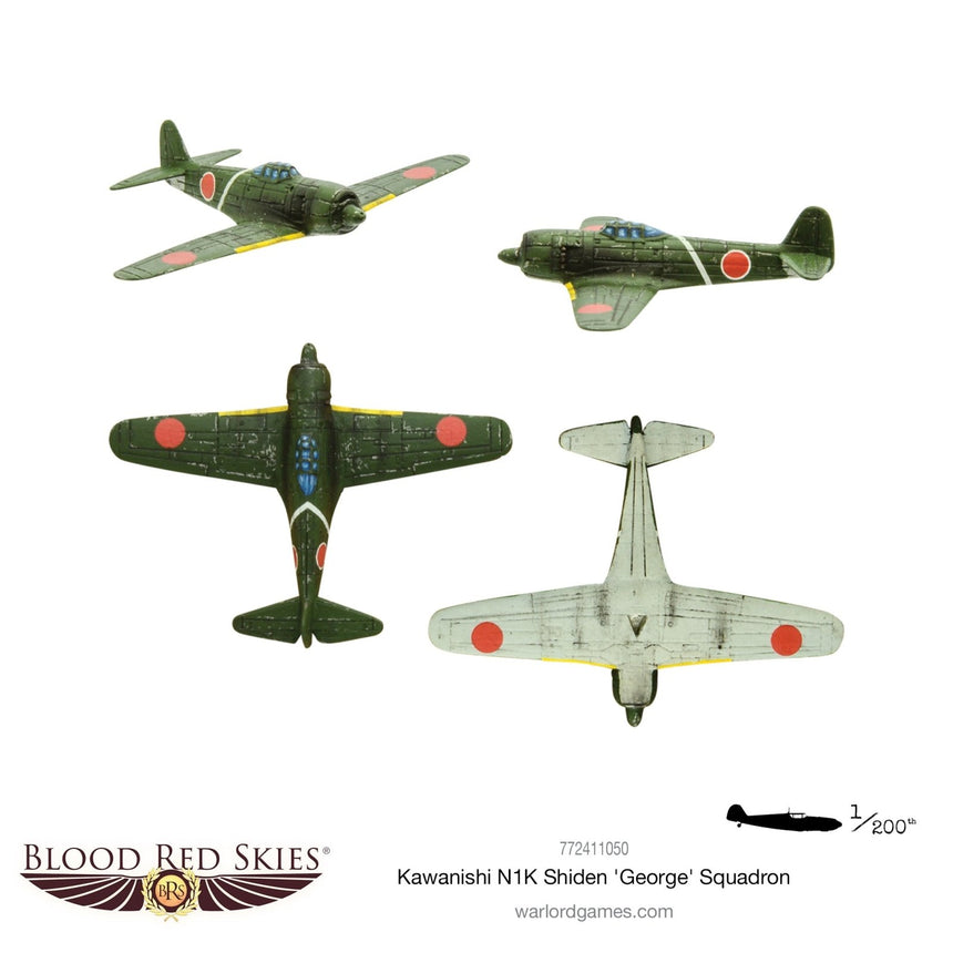 Kawanishi N1K2 Shiden - kai 'George' Squadron - Flugzeuge - Warlord Games - 772411050