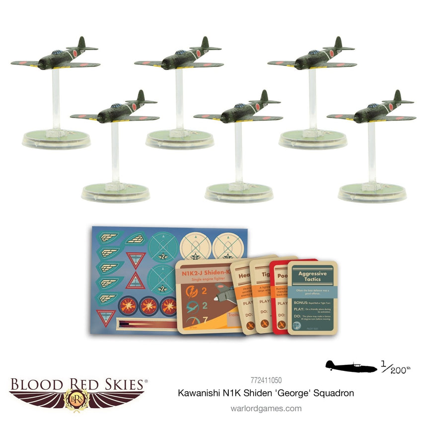 Kawanishi N1K2 Shiden - kai 'George' Squadron - Flugzeuge - Warlord Games - 772411050