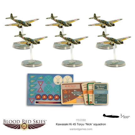 Kawasaki Ki - 45 Toryu 'Nick' Squadron - Flugzeuge - Warlord Games - 775101002
