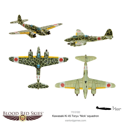 Kawasaki Ki - 45 Toryu 'Nick' Squadron - Flugzeuge - Warlord Games - 775101002