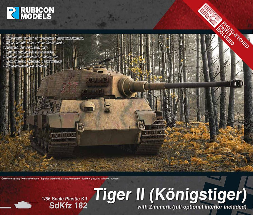 King Tiger mit Zimmerit - Panzer - Rubicon Models UK Ltd - 280100