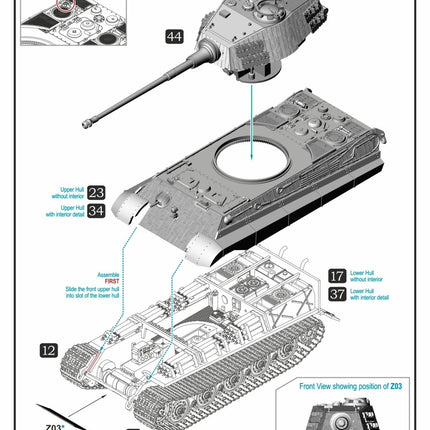 280100 - King Tiger with Zimmerit