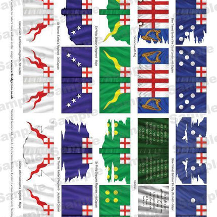 King's Colours 1: Parliament - Fahnen (Englischer Bürgerkrieg)