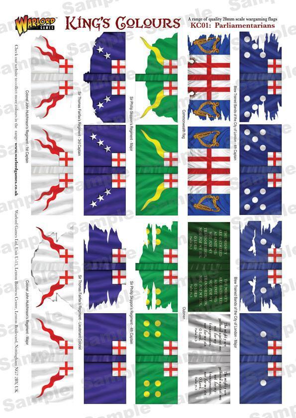 King's Colours 1: Parliament - Fahnen (Englischer Bürgerkrieg)
