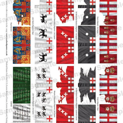 King's Colours 4: Royalist - Fahnenbogen Englischer Bürgerkrieg