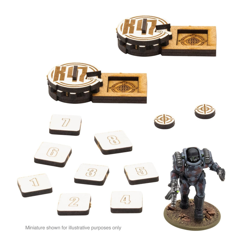 Konflikt '47 MDF Artillery Zeroing In Markers - Zubehör - Skytrex - 458900004