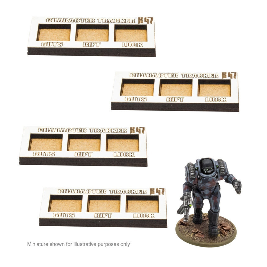 Konflikt '47 MDF Hero Stat Trackers - Zubehör - Skytrex - 458900007