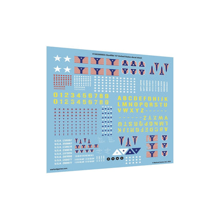 Konflikt '47 United States decal sheet 100x100
