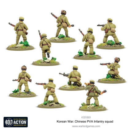 Korean War: Chinese PVA Infantry Squad - Infanterie - Warlord Games - 412218501