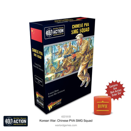 Korean War: Chinese PVA SMG Squad - Infanterie - Warlord Games - 402218109