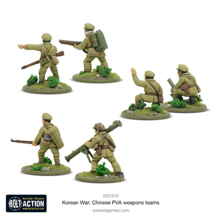 Korean War: Chinese PVA Weapons Teams - Infanterie - Warlord Games - 402218107