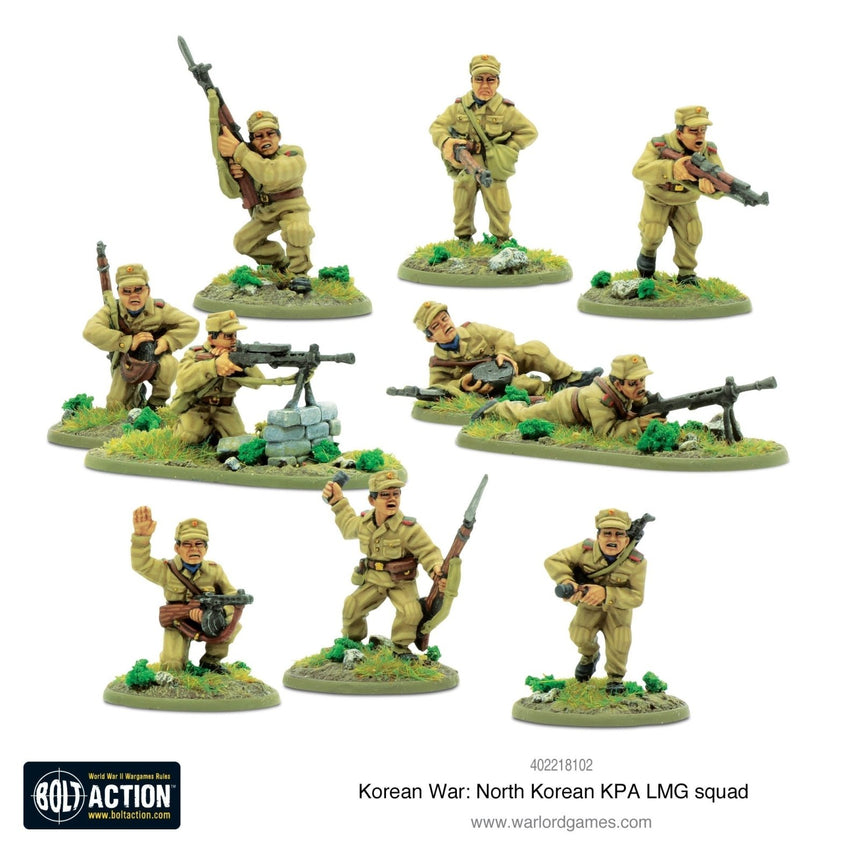 Korean War: North Korean KPA LMG Squad - Infanterie - Warlord Games - 402218102
