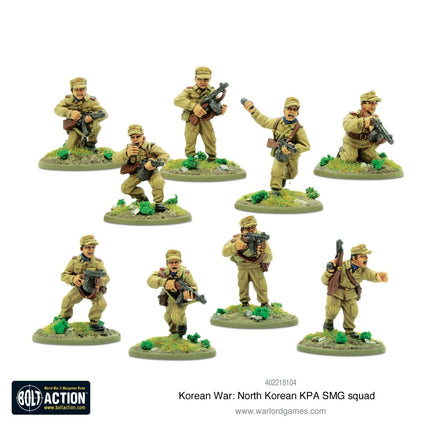 Korean War: North Korean KPA SMG Squad - Infanterie - Warlord Games - 402218104