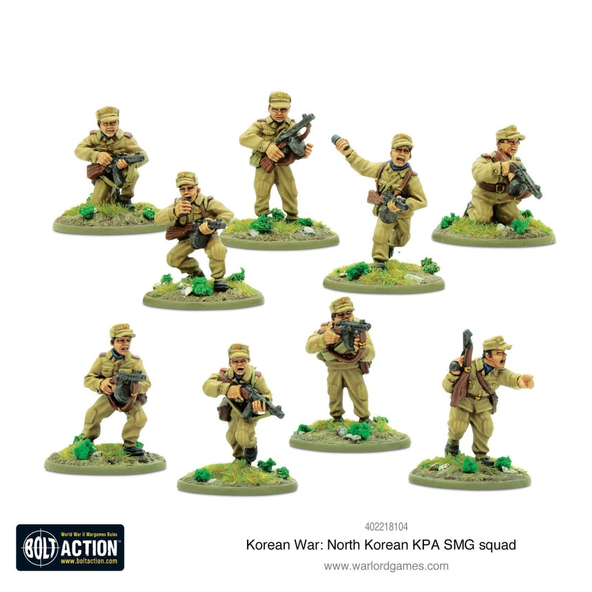 Korean War: North Korean KPA SMG Squad - Infanterie - Warlord Games - 402218104