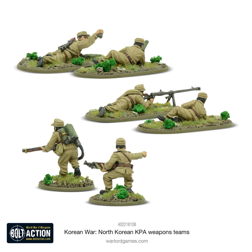 Korean War: North Korean KPA Weapons Teams - Infanterie - Warlord Games - 402218108