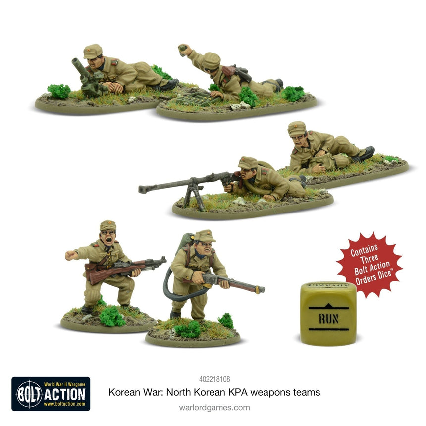 Korean War: North Korean KPA Weapons Teams - Infanterie - Warlord Games - 402218108