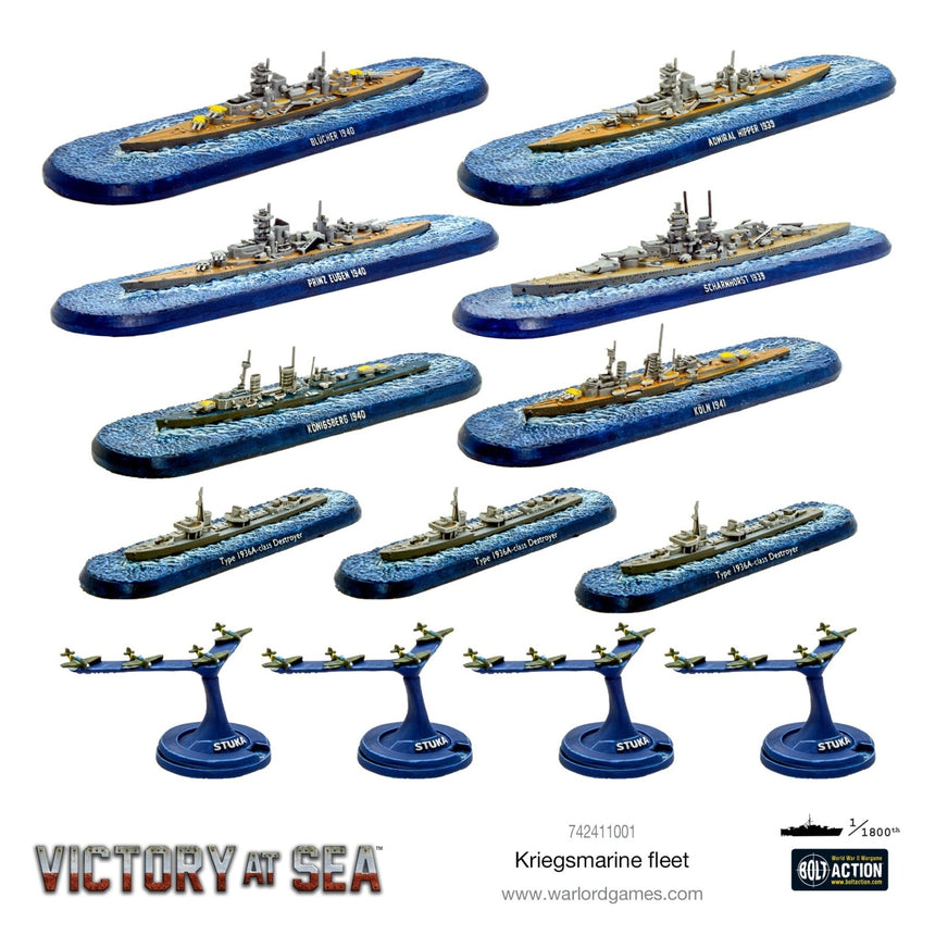 Kriegsmarine Fleet - Schiffe - Warlord Games - 742411001