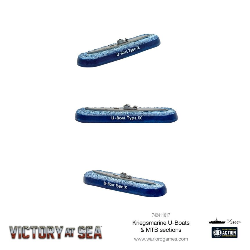 Kriegsmarine U - Boats & MTB Sections - Schiffe - Warlord Games - 742411017