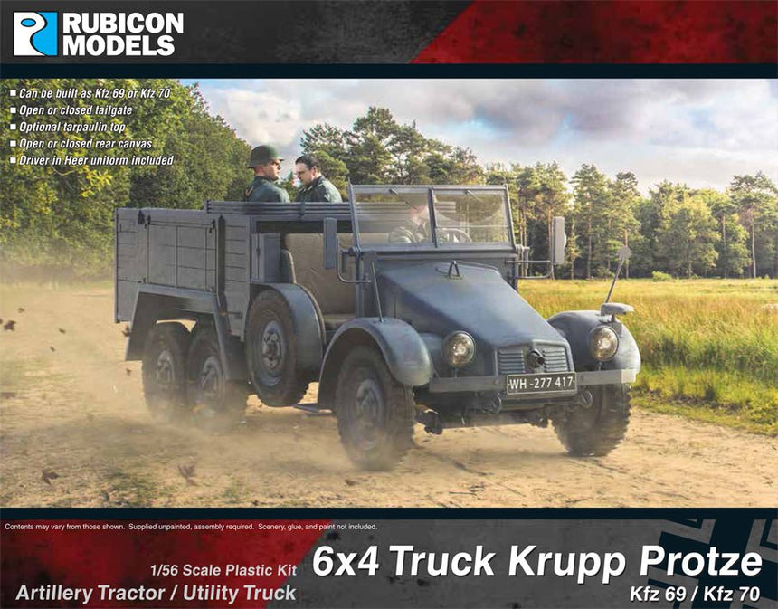 Krupp Protze Kfz 69/70 6x4 Truck - Fahrzeuge - Rubicon Models UK Ltd - 280082