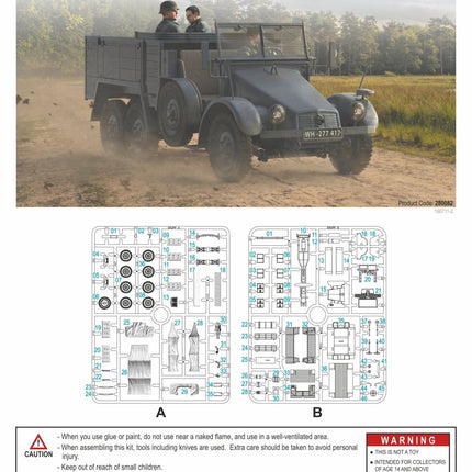 280082 - Krupp Protze Kfz 69/70 6x4 Truck