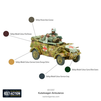 Kübelwagen Ambulance - Fahrzeuge - Warlord Games - 405102007