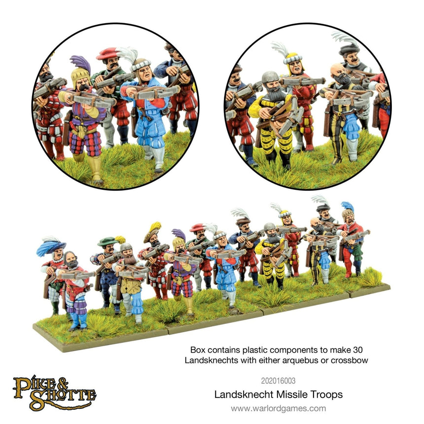 Landsknecht Missile Troops - Infanterie - Warlord Games - 202016003