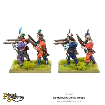 Landsknecht Missile Troops - Infanterie - Warlord Games - 202016003