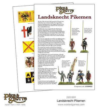 Landsknechts Pikemen - Infanterie - Warlord Games - 202016001