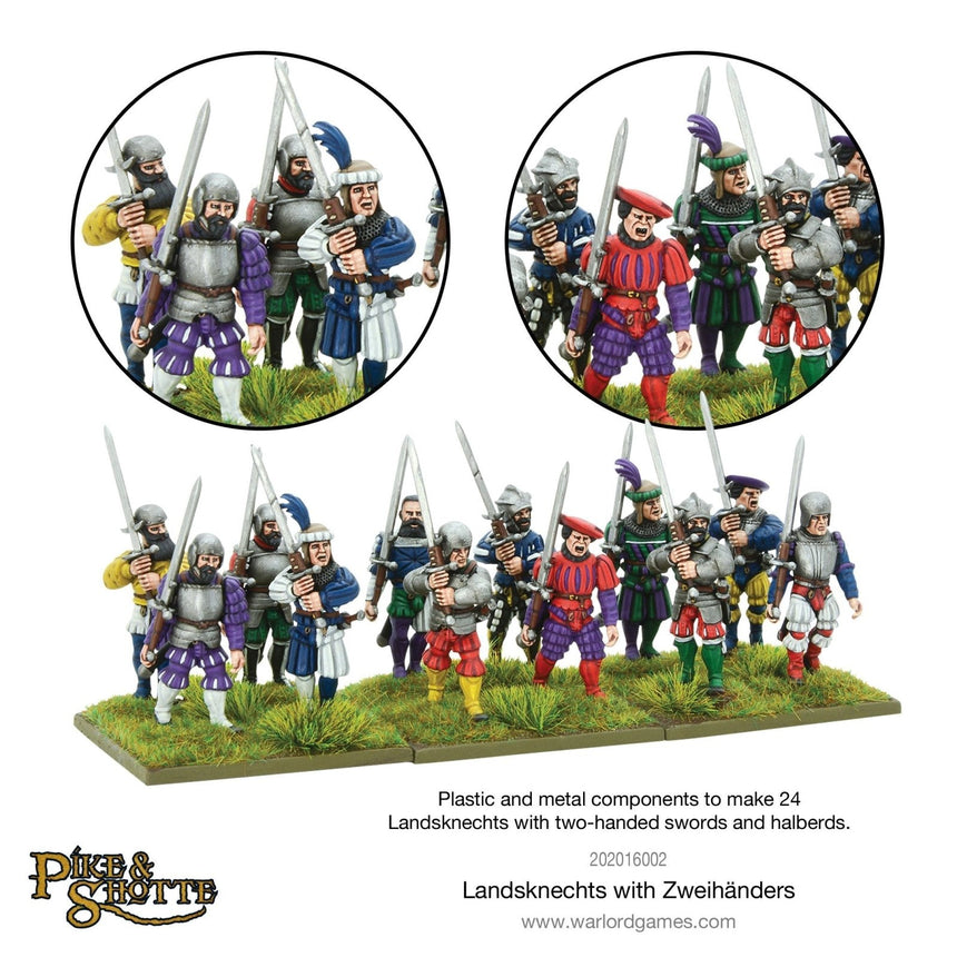 Landsknechts with Zweihanders - Infanterie - Warlord Games - 202016002