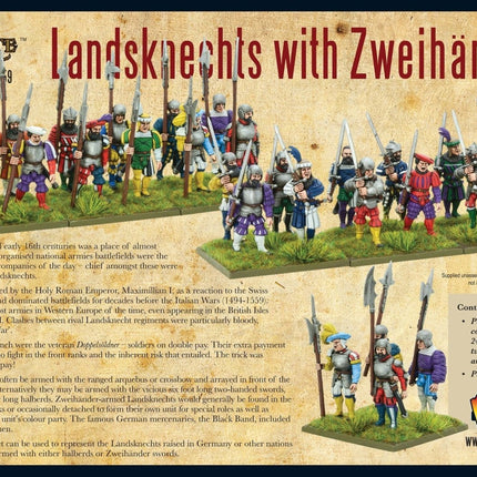 Landsknechts with Zweihanders - Infanterie - Warlord Games - 202016002