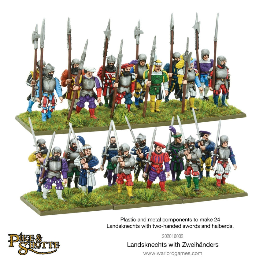 Landsknechts with Zweihanders - Infanterie - Warlord Games - 202016002