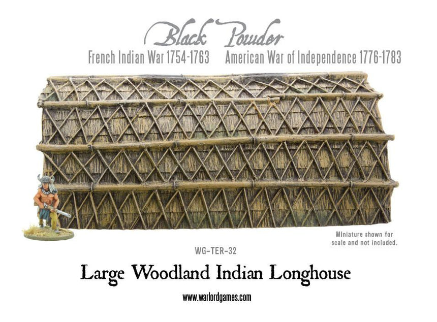 Large Woodland Indian Longhouse - Gelände - Warlord Games - WG-TER-32
