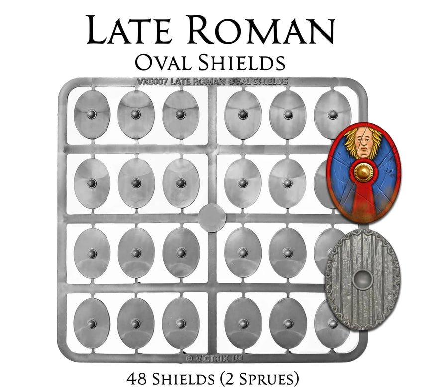 Late Roman Oval Shields x 48 - Zubehör - Victrix - VXE007