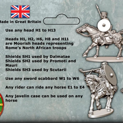 Late Roman Unarmoured Cavalry - Kavallerie - Victrix - VXDA013