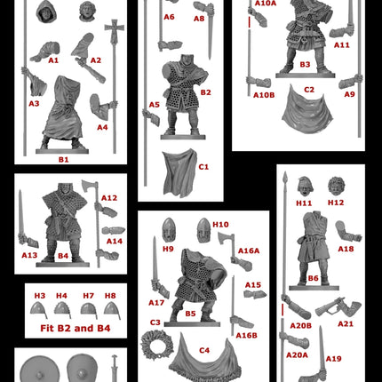 Late Saxons/Anglo Danes - Infanterie - Victrix - VXDA002