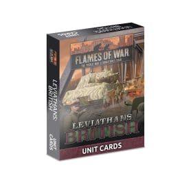 Late War Leviathans: British Unit Cards