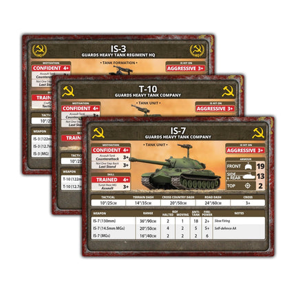 Late War Leviathans: Soviet Unit Cards