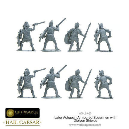 Later Achaean Armoured Spearmen with Diplyon Shield - Infanterie - Warlord Games - WG-LBA-30