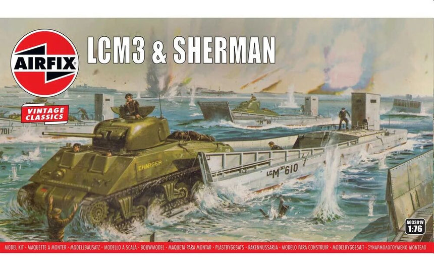LCM3 & Sherman Tank - Panzer - Airfix - A03301V