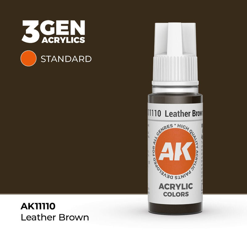 AK Interactive 3rd Generation - Leather Brown 18 ml