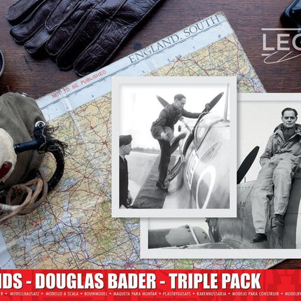 Legends - Douglas Bader - Triple Pack - Starterset - Airfix - A40101