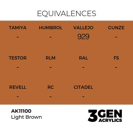 AK Interactive 3rd Generation - Light Brown 17 ml