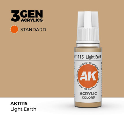 AK Interactive 3rd Generation - Light Earth 17 ml