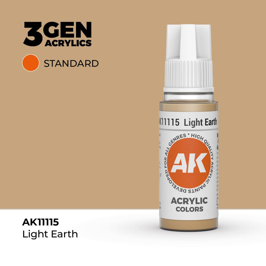 AK Interactive 3rd Generation - Light Earth 17 ml