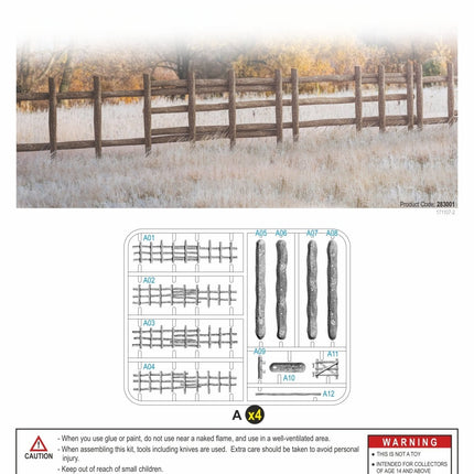 283001 - Log Fence Set #1