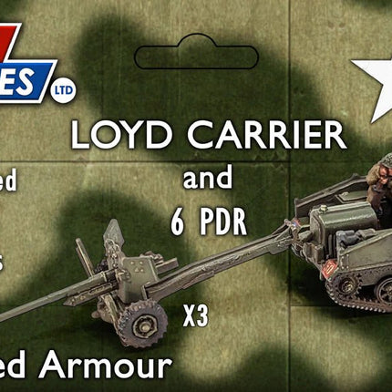 Loyd Carrier and 6pdr plus crews 12mm - Panzerabwehr - Victrix - VG12027