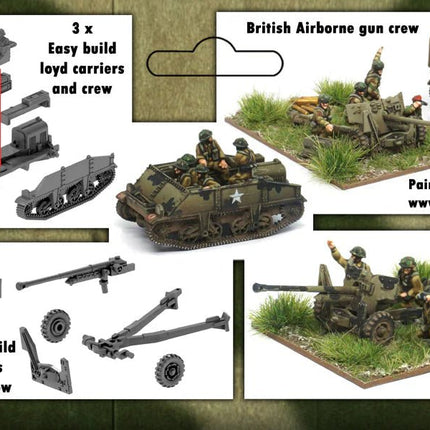 Loyd Carrier and 6pdr plus crews 12mm - Panzerabwehr - Victrix - VG12027