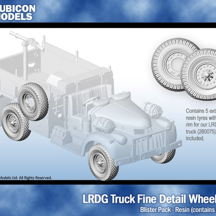 LRDG Truck Fine Detail Wheel Set