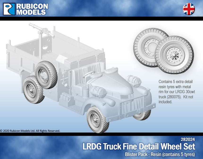 LRDG Truck Fine Detail Wheel Set