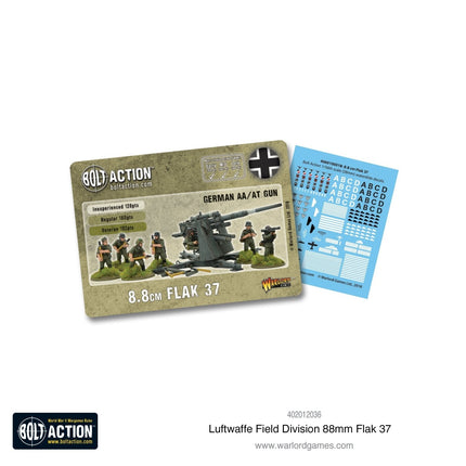 Luftwaffe Field Division 88mm Flak 37 - Artillerie - Warlord Games - 402212036